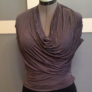 Club Monaco Cowl Neck Draped Tank